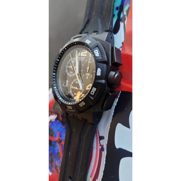 Swatch watch MISTER CHRONO SUIB400 2008 Chrono New old stock - Picture 4 of 9